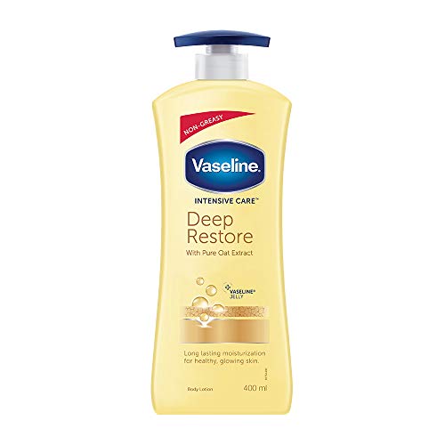 Vaseline Intensive Care Deep Restore with pure Oat extract Body Lotion, 400 ml