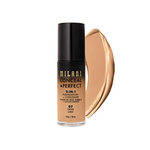 Milani Conceal + Perfect 2-In-1 Foundation + Concealer, Sand, 30 ml