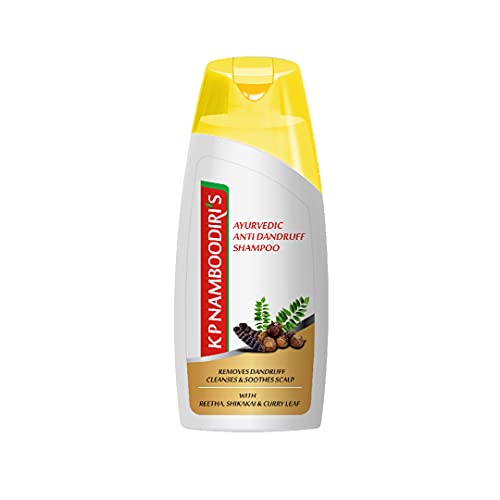 K P NAMBOODIRI's AYURVEDIC ANTI DANDRUFF SHAMPOO With Reetha, Shikakai & Curry Leaf - Pack of 2