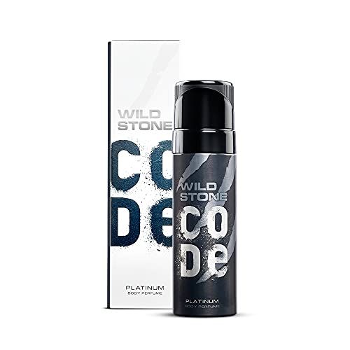 Wild Stone Code Platinum No Gas Body Perfume for Men, Long Lasting Intense Fragrance for Party Wear -120 ml