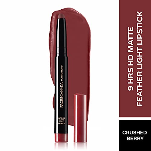 Faces Canada Ultime Pro HD Intense Matte Lips + Primer 1.4g Crushed Berry 04