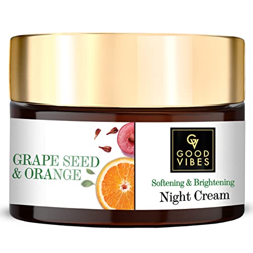 Good Vibes Softening + Brightening Night Cream - Grape Seed + Orange (50 g)
