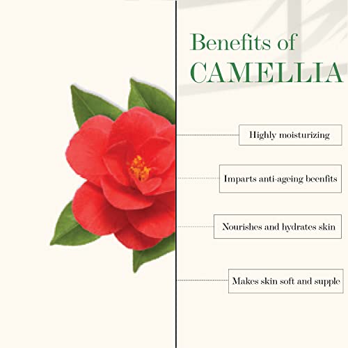Good Vibes 100% Natural Camellia Deep Moisturizing Facial Oil, 10 ml | Lightweight Nourishing Hydrating Formula For All Skin Types | Soft Glowing Skin Naturally | No Parabens & Sulphates