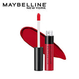 Maybelline New York Sensational Liquid Matte Lipstick 03 Flush It Red, 7G.