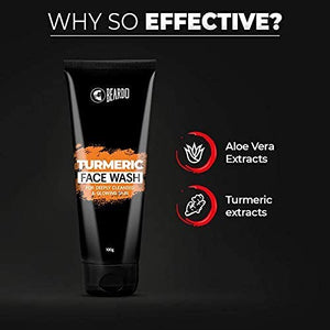 Beardo Godfather Beard oil (30ml) and Turmeric Facewash for Men (100g)