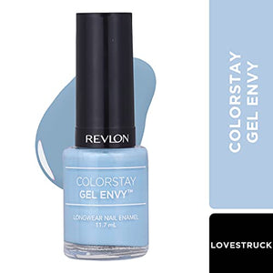 Revlon Colorstay Gel Envy Long Wear Nail Enamel, Pastel Blue Love Stuck, 11.7ml