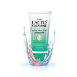 Lacto Calamine Aloe Vera Gel with 99% Pure Natural Aloe Vera, Vitamin E and Glycerin for non-sticky hydration and cooling effect. Lightweight. Soothes and Nourishes skin. No Parabens, No Sulphates - 150 g - Pack of 1