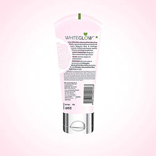 Lotus Herbals Whiteglow Advanced Pink Glow Face Wash, 100 g