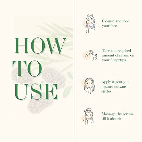 Good Vibes Tea Tree & Mulberry Oil Control & Skin Glow Face Serum, 10 ml Light Weight Moisturizing Face Serum For Oily Skin Helps Reduce Acne & Blemishes, Natural, No Parabens, No Animal Testing
