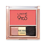 Lakme 9 To 5 Pure Rouge Blusher, Coral Punch, 6 g
