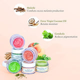 Just Herbs Ayurvedic Peach Lip Scrub For Dry,Chapped & Smoker Lips - SLS & Paraben Free 15gm