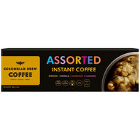Colombian Brew Assorted Instant Coffee Powder Box (Strong,Vanilla,Hazelnut,Caramel) (Gift Pack Box Diwali, Rakhi) 80gm
