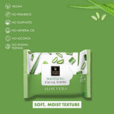 Good Vibes Aloe Vera Soothing Facial Wipes, 25 Wipes (Pack of 2) | Moisturizing, Nourishing, Cleansing | Removes Dirt, Impurities, Excess Oil & Makeup | Vegan, No Parabens, Alcohol & Mineral Oil