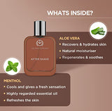 The Man Company After Shave Spray For Men with Aloevera & Menthol | Soothes, Calm, Fresh Skin | Post Shave Spray Lotion - 50ml