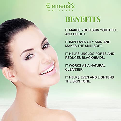 Elemensis Naturals Pure Hibiscus powder for hair growth, hair mask, face Mask, (100Gm)