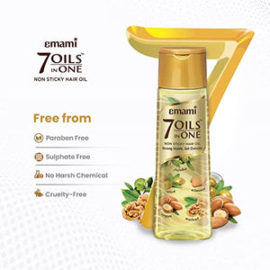 Emami 7 Oils In One Emami 7 Oils In One Non Sticky Hair Oil 500ml, 500 ml