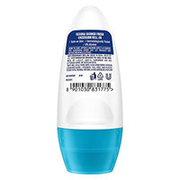 Rexona Shower Fresh Underarm Roll On Deodorant For Women, Antiperspirant, Removes Odour, Keeps Skin Fresh & Clean, Alcohol Free, Skin Friendly, 50 ml
