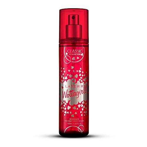 Layer'r Wottagirl Classic Collection Fragrant Body Splash, Romance, 135ml