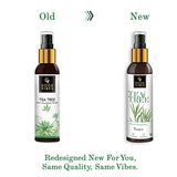 Good Vibes Tea Tree Skin Cleansing Toner 120 ml, Hydrating Light Weight Anti Acne Moisturizing Face Toner for All Skin Types, Natural, No Alcohol, Parabens & Sulphates, No Animal Testing