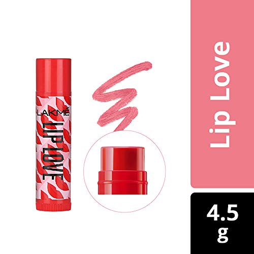 Lakmé Lip Love Chapstick Cherry, Lip Balm With Spf 15, 4.5 g
