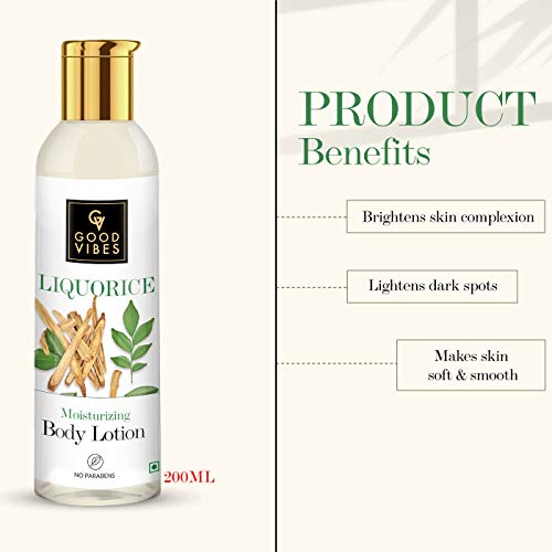Good Vibes Softening Body Lotion - Lavender (200 ml) and Good Vibes Brightening Body Lotion - Liquorice (200 ml) Combo