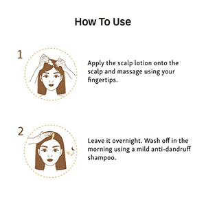 mCaffeine Anti-Dandruff Cappuccino Coffee Scalp Lotion | Reduces Itchiness & Flakiness with Natural AHA and Almond Milk |SLS and Paraben Free | For All Hair Types | 100ml