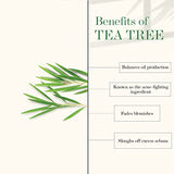 Good Vibes Tea Tree Nourishing Cleansing Oil - 30 ml - Moisturizing and Nourishing for Dry Skin and Clogged Pores - Paraben Free
