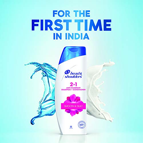 Head & Shoulders 2-in-1 Smooth and Silky Anti Dandruff Shampoo + Conditioner, 180ml