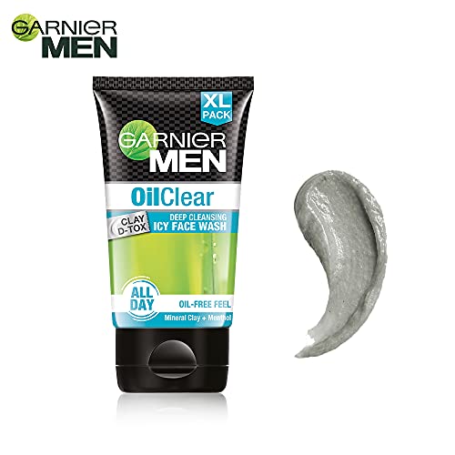 Garnier Oil Clear Facewash - Oil Control Deep Cleansing Facewash For Men, 150gm (Pack of 2)