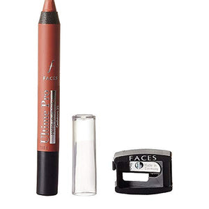 Faces Canada Ultime Pro Matte Lip Crayon Cashmere 23 2.8 g With Free Sharpener (Pink)