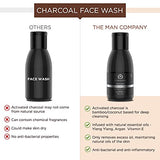 The Man Company Charcoal Face Wash (Buy 1 Get 1 Free) | Ylang Ylang & Argan Oils | Anti Pollution, Acne Oil Control | Deep Cleansing | Blackheads Removal | All Skin Types
