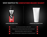 Beardo Godfather Beard Wash for men, 100 ml | Refreshing Fragrance | Active cleansing | Purifies and cleanses skin and beard