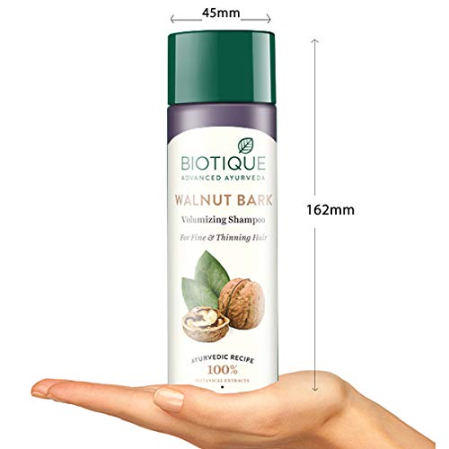 Biotique Walnut Volume & Bounce Shampoo & Conditioner For Fine & Thinning Hair, 190ml