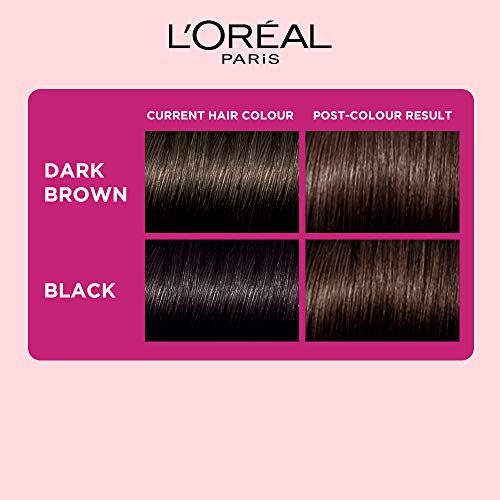 L'Oreal Paris Casting Crème Gloss Conditioning Hair Color, 87.5g + 72ml - Darkest Brown 300 (Pack of 1)
