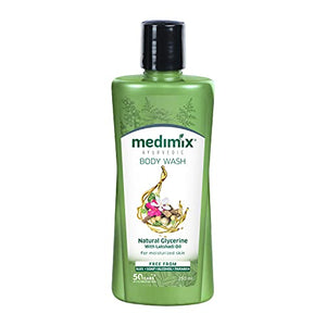 Medimix Ayurvedic Natural Glycerine with Lakshadi Oil Body Wash, 250 ml