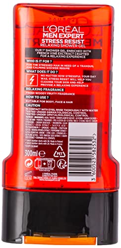L'Oreal Paris Men Expert Stress Resist Vine Extract Shower Gel, 300ml