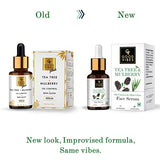Good Vibes Tea Tree & Mulberry Oil Control & Skin Glow Face Serum, 10 ml Light Weight Moisturizing Face Serum For Oily Skin Helps Reduce Acne & Blemishes, Natural, No Parabens, No Animal Testing