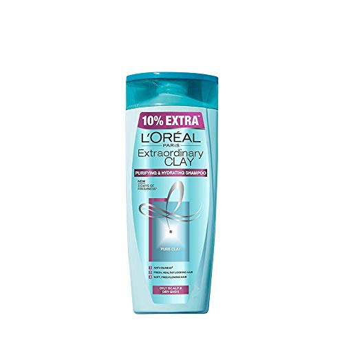 L'Oreal Paris Extraordinary Clay Shampoo, 175ml (With 10% Extra)