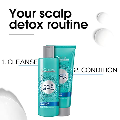 L'Oréal Professionnel Hair Spa Detoxifying Shampoo For Oily And Dandruff Prone Scalp With Tea Tree Oil, 250 Ml