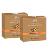 The Man Company Relaxing Oud Bath Soap with Agarwood & Apricot | Relaxes, Nourishes & Soothes | Long-lasting Fragrance | Suitable For All Skin Types - 100 gm(Pack of 2)