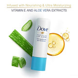Dove Hydro Nourishing Lip Care with with aloe vera oil and vitamin E,Long lasting Lip Balm,24 hours Hydration, Imported,4.8gm,PO2, Blue