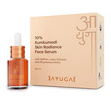 Ayuga 10% Kumkumadi Skin Radiance Face Serum with Saffron & Lotus Extracts for Radiant & Glowing Skin - 30 ml