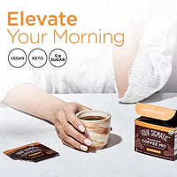 Organic Instant Coffee Powder by Four Sigmatic | Arabica Instant Coffee Singles with Lion's  Mane, Chaga and Rhodiola | Mushroom Coffee Instant Mix for Better Focus and Immune Support | 10 Packets
