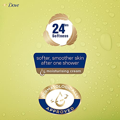Dove Creamy Shower & Shaving Mousse, Infused with Coconut Oil for Nourishment & Moisture, 24 Hour Softness, Sulphate Free, 200 ml