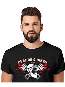 BEARDO Beards and Bikes T-Shirt (XXL) Black
