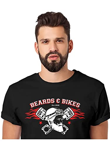 BEARDO Beards and Bikes T-Shirt (XXL) Black