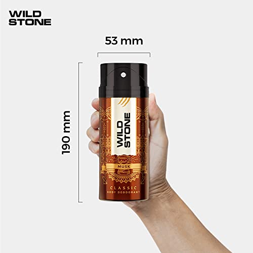 Wild Stone Classic Deodorant for Men (Musk, 225ml)