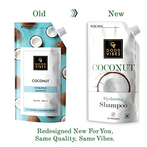 Good Vibes Coconut Shampoo Refill Pack (750 ml)