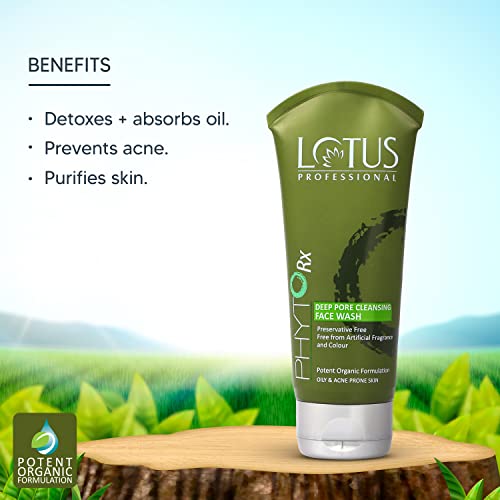 Lotus Professional Phyto Rx Deep Pore Cleansing Face Wash, 80g