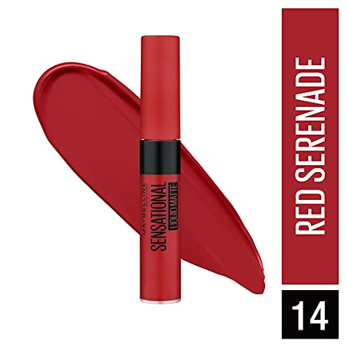 Maybelline New York Liquid Lipstick 14 Red Serenade (Matte)
